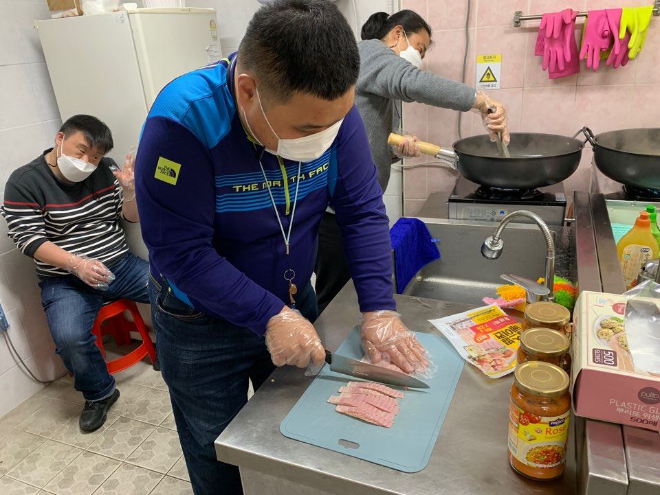 주간보호센터 요리활동