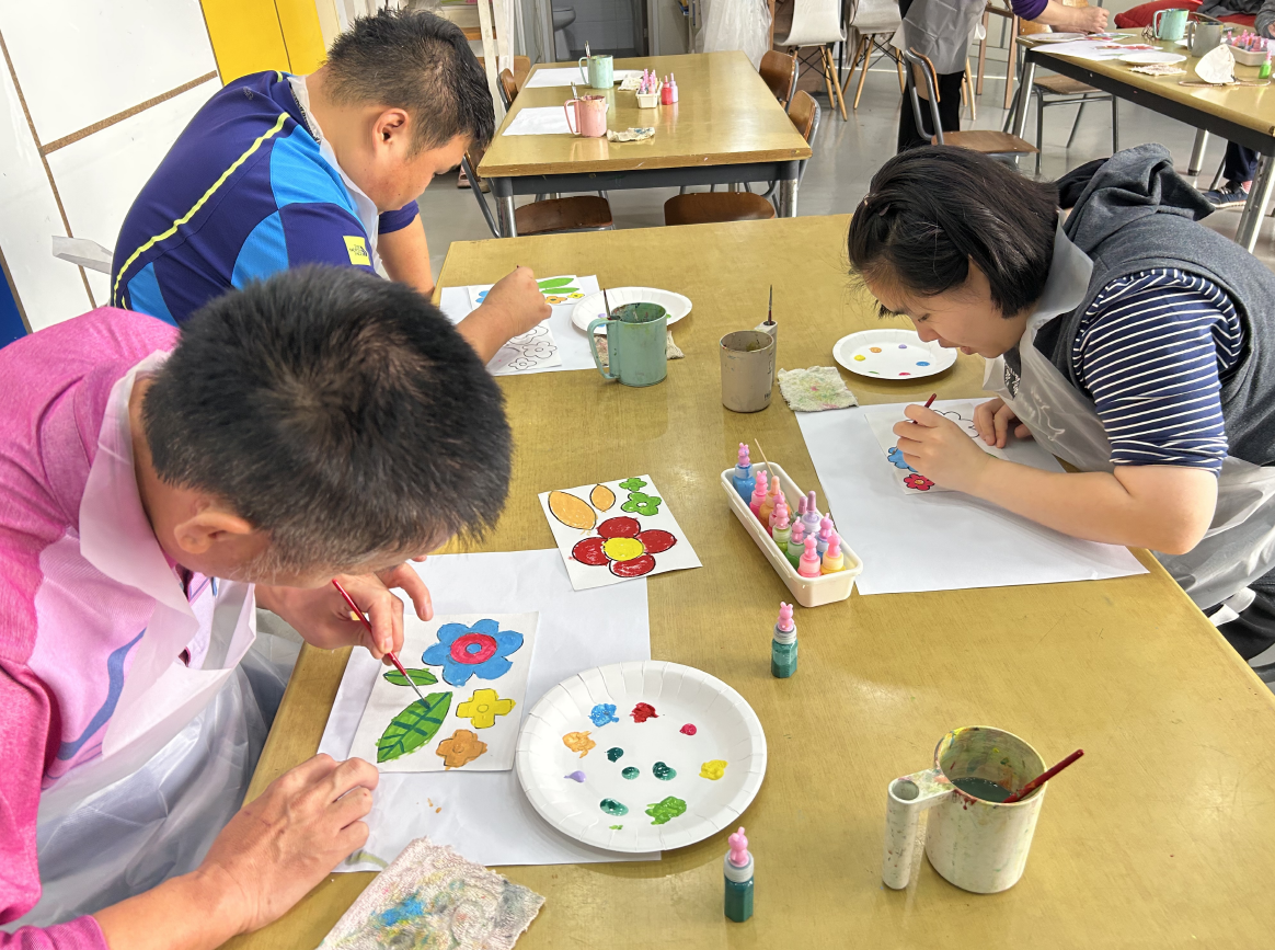 복 담은 꽃 단체화 그리기(1회차)