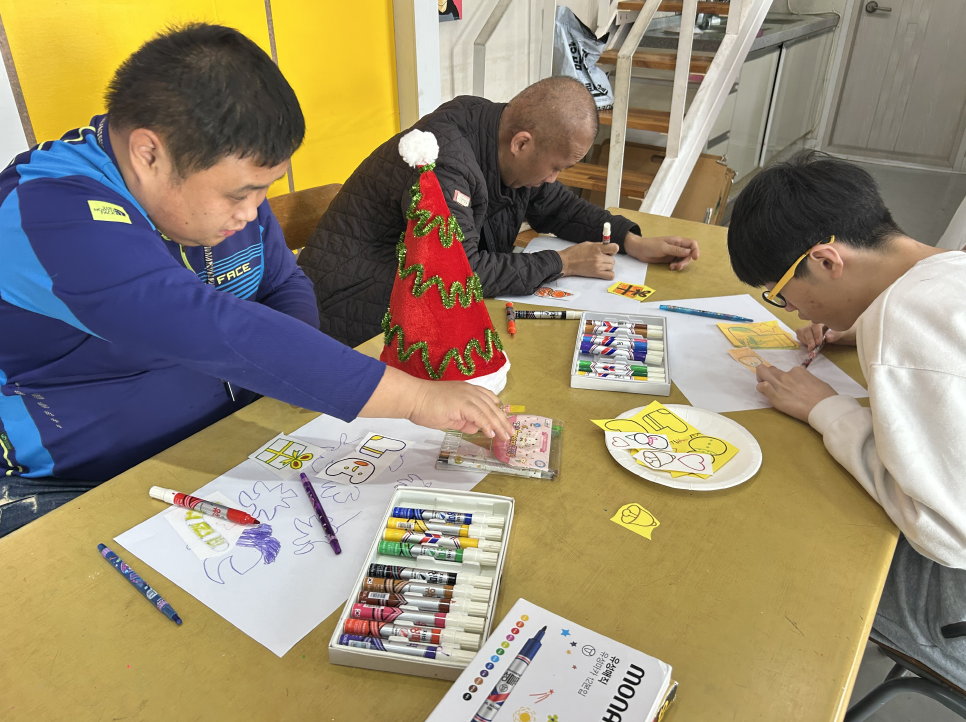 크리스마스 모자 만들기